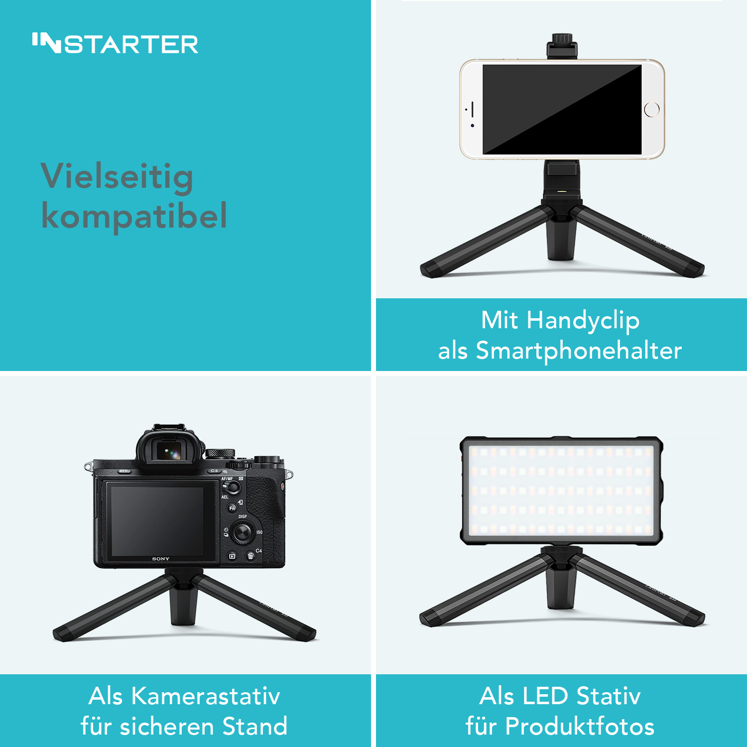 INStarter DeskPod Base Kompatibilität