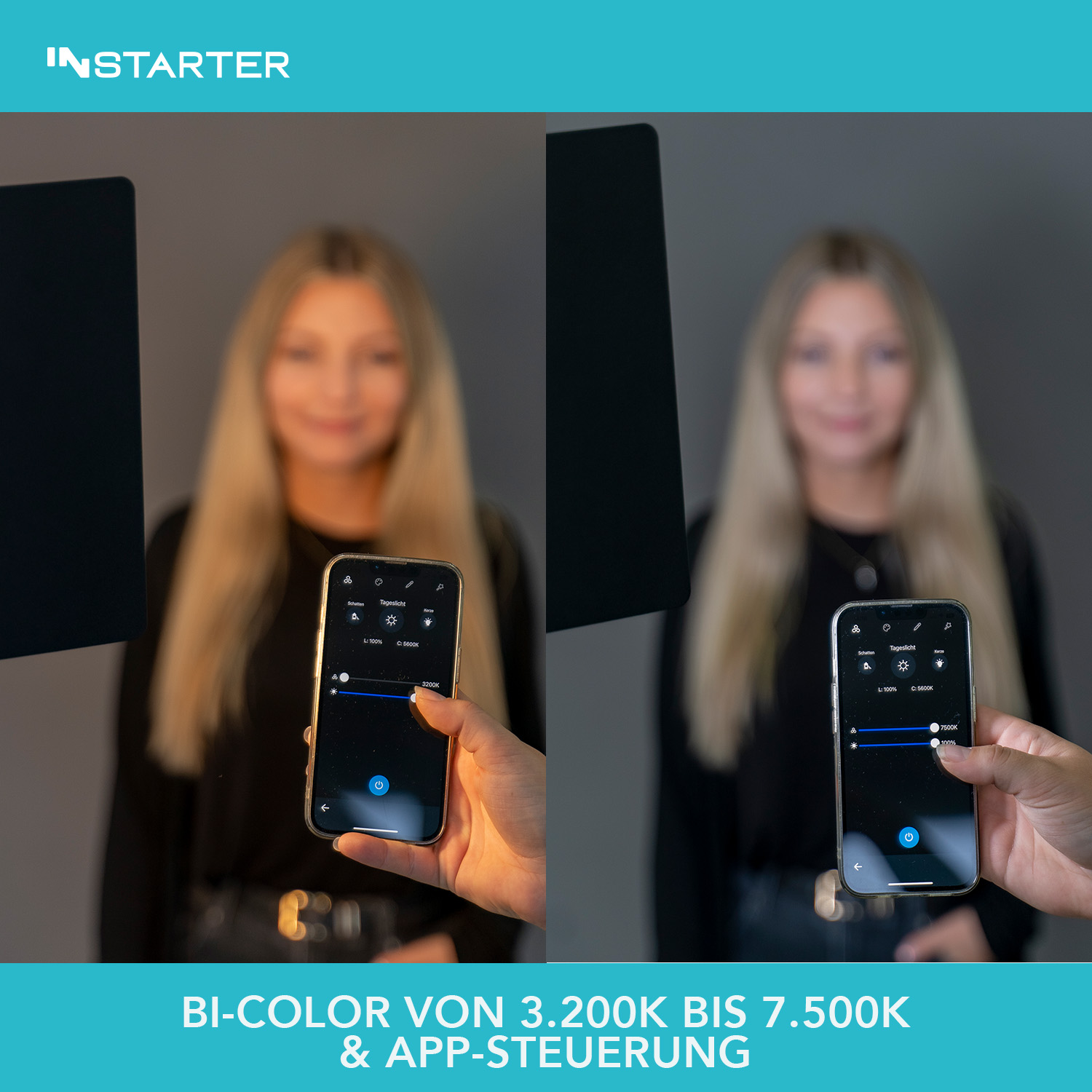 INStarter Spectar Bi-Color LED Panel 5.2 Appsteuerung