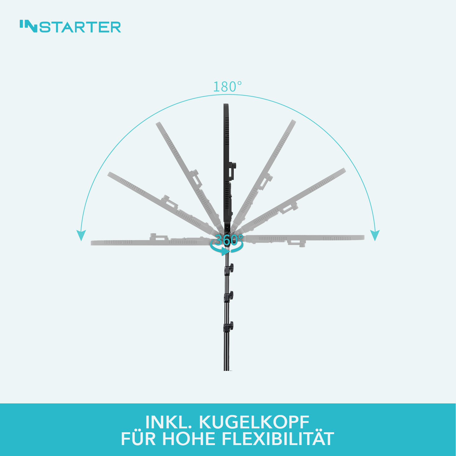 INStarter Spectar RGB LED Ring 3.2 Kit Mounting