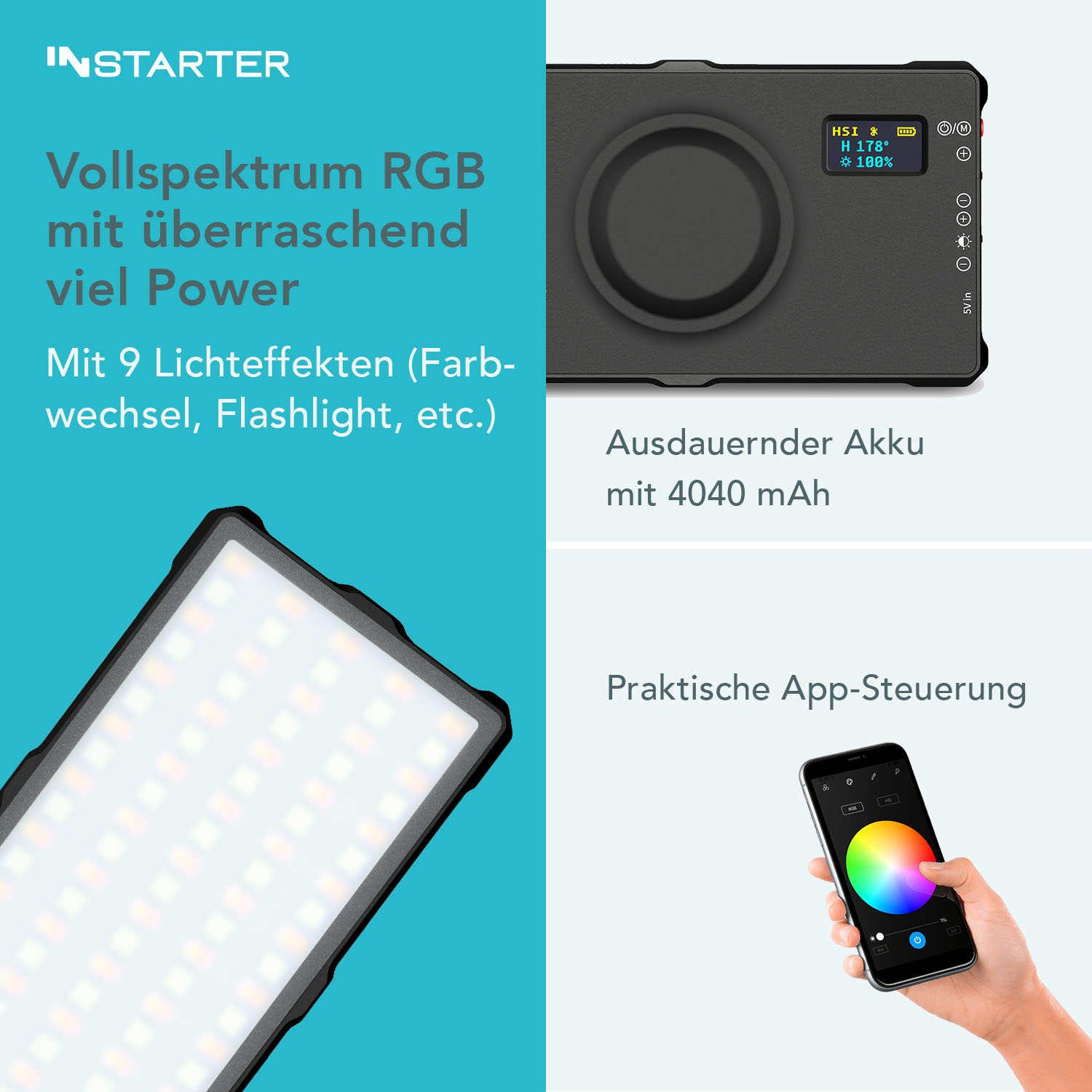 INStarter Spectar RGB M-Pocket LED 0.7 RGB