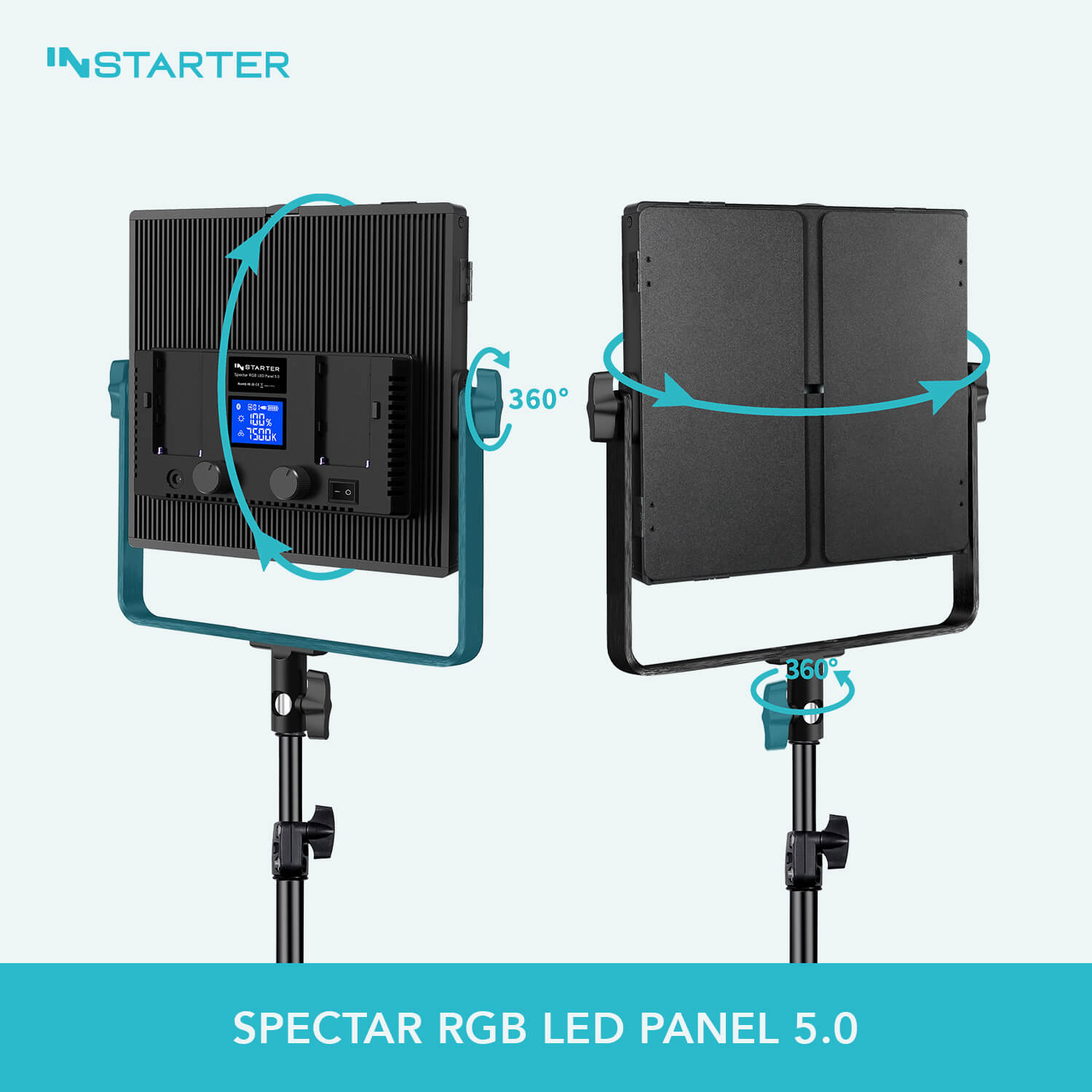 INStarter Spectar RGB LED Panel 5.0 Mounting