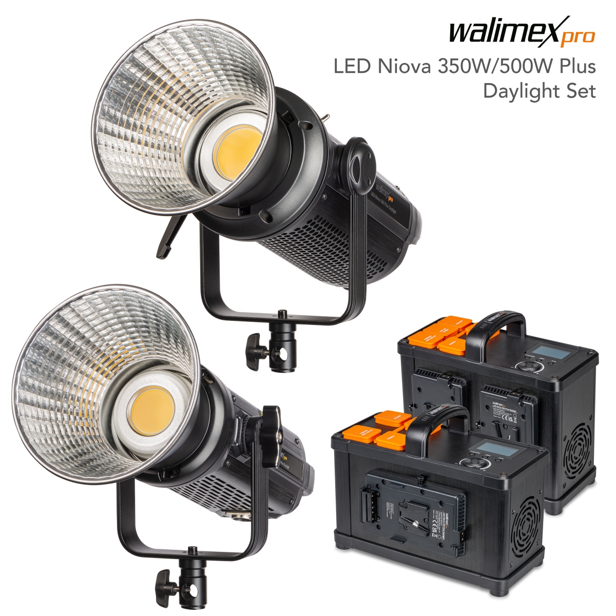 Walimex pro LED Niova 350W/500W Plus Daylight Set