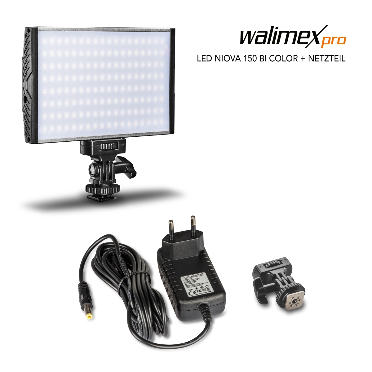 Walimex pro LED Niova 150 Bi Color + Netzteil